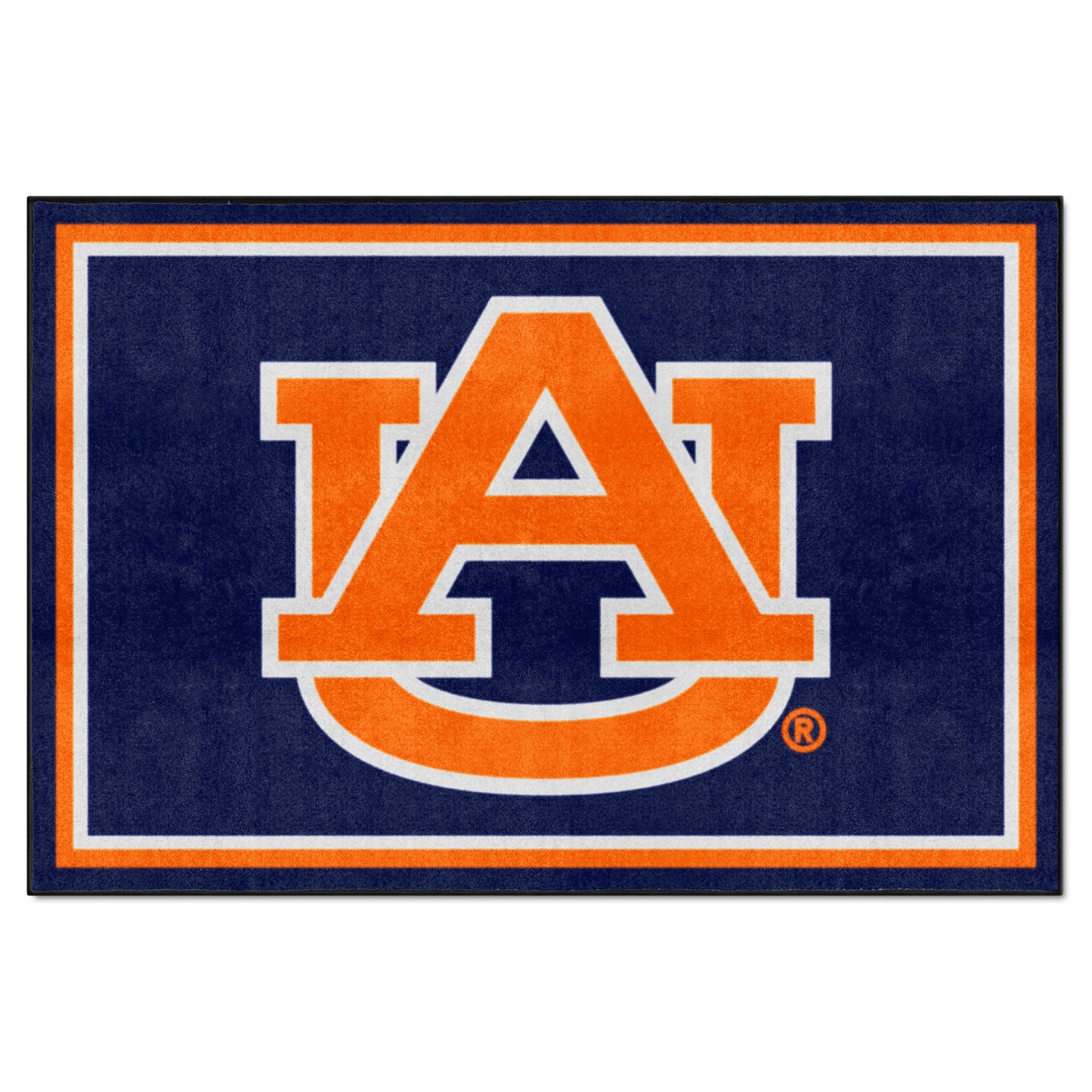 Auburn Tigers 5ft. x 8 ft. Plush Area Rug - Navy, AU Primary Logo