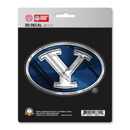 BYU Cougars 3D Decal Sticker