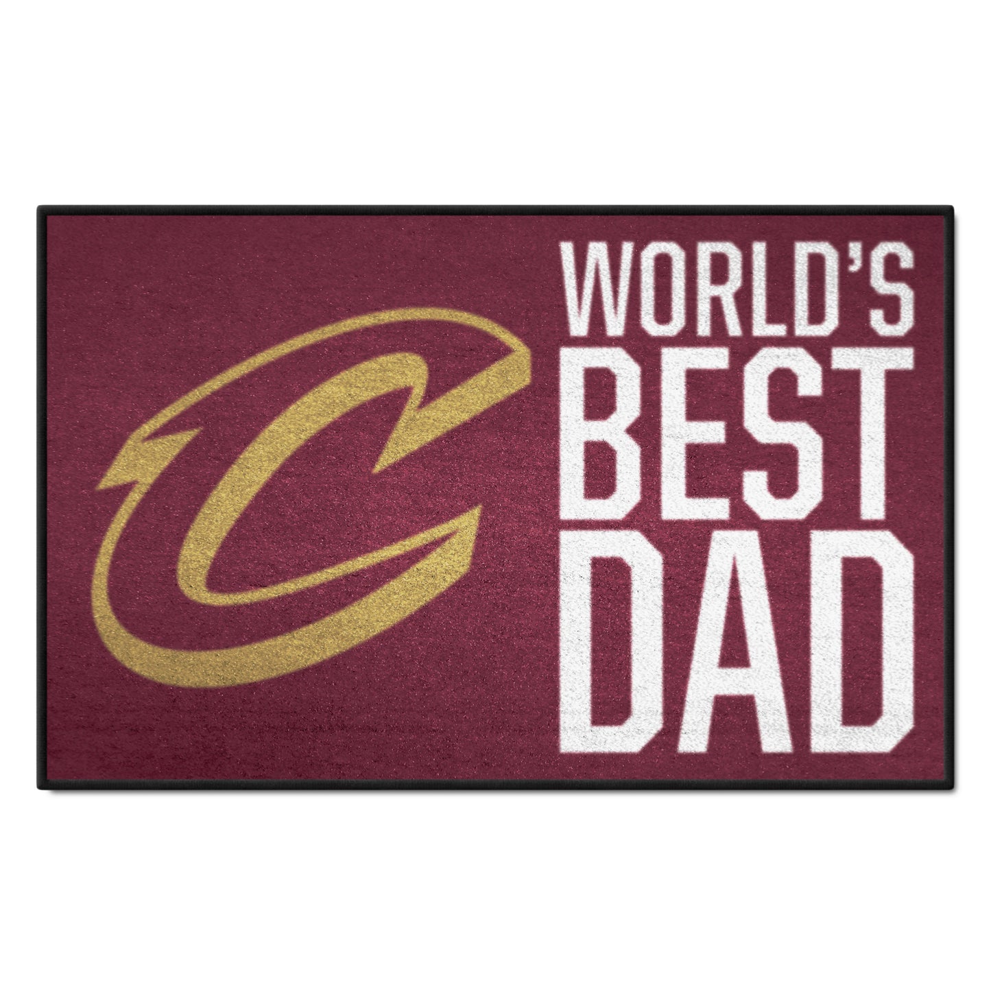 Cleveland Cavaliers Starter Mat Accent Rug - 19in. x 30in. World's Best Dad Starter Mat