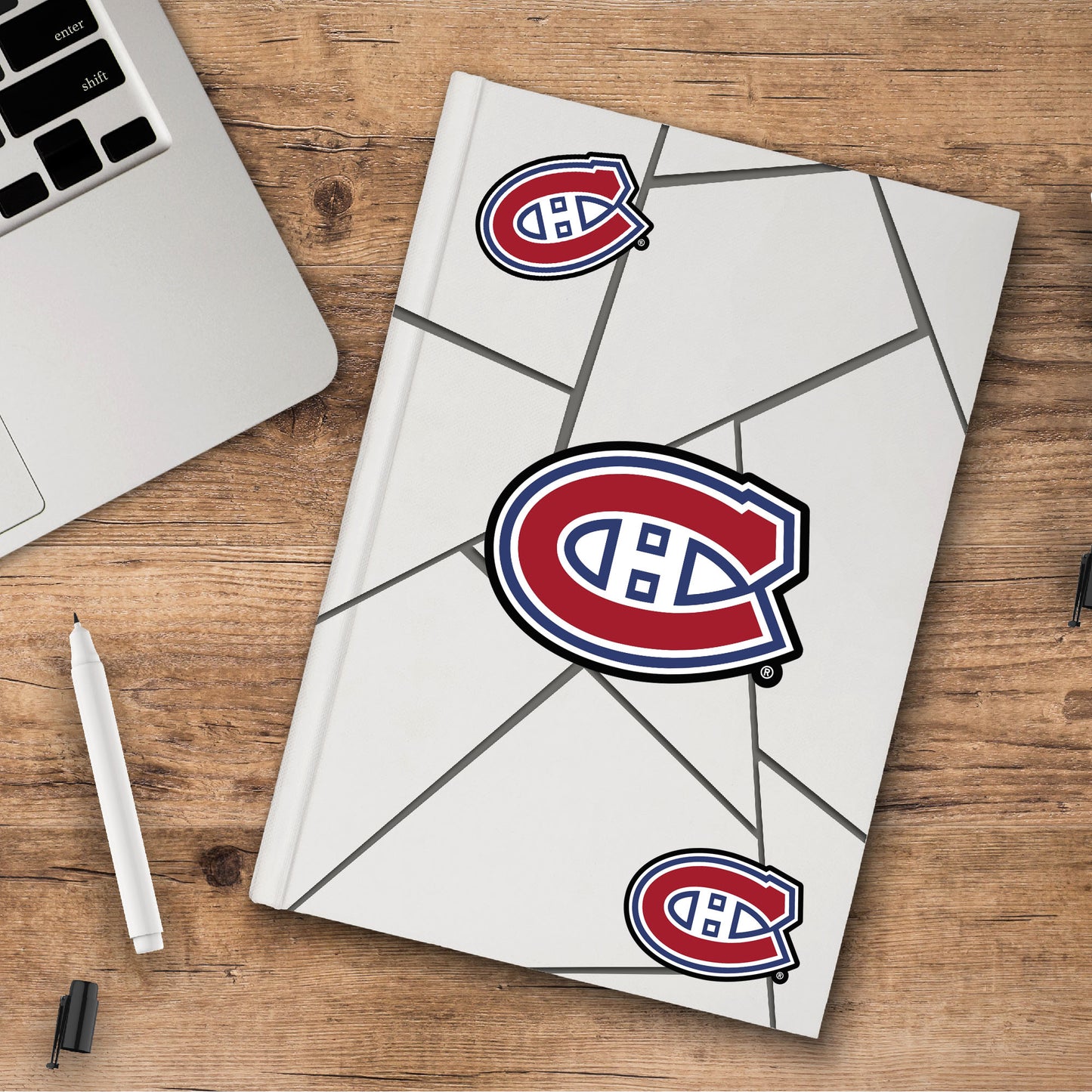 Montreal Canadiens 3 Piece Decal Sticker Set