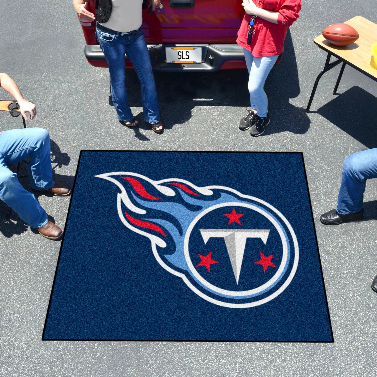 Tennessee Titans Tailgater Rug - 5ft. x 6ft. - Titans Primary Logo