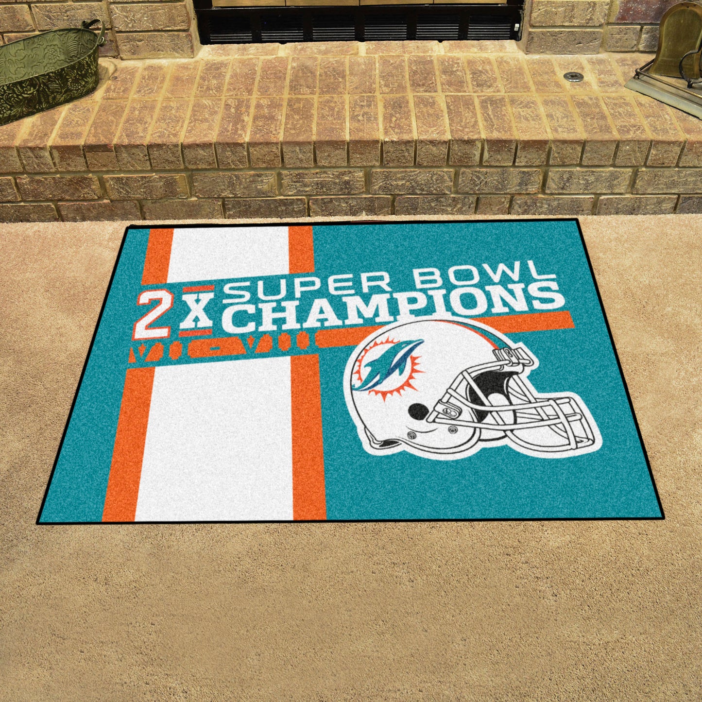 Miami Dolphins All-Star Rug - 34 in. x 42.5 in. Plush Area Rug