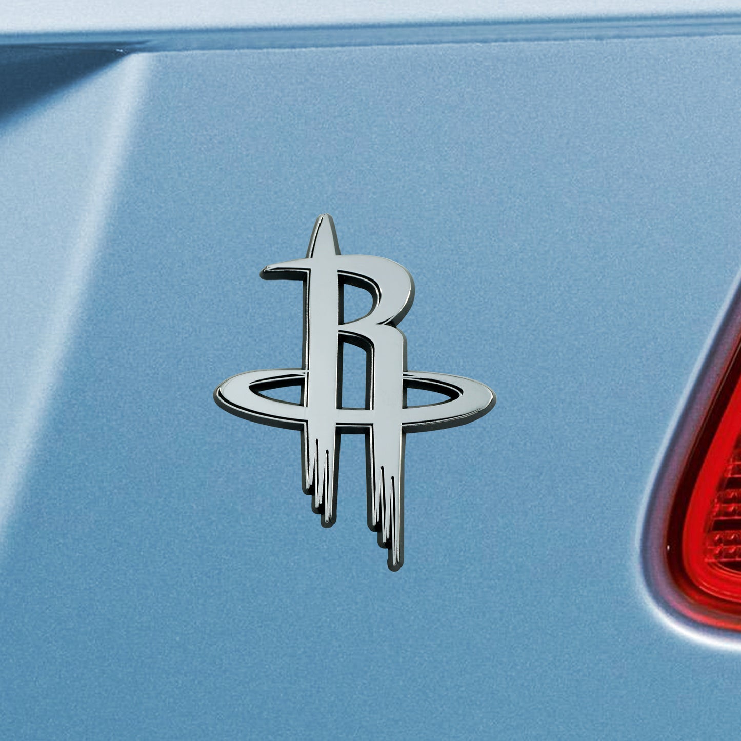 Houston Rockets 3D Chromed Metal Emblem