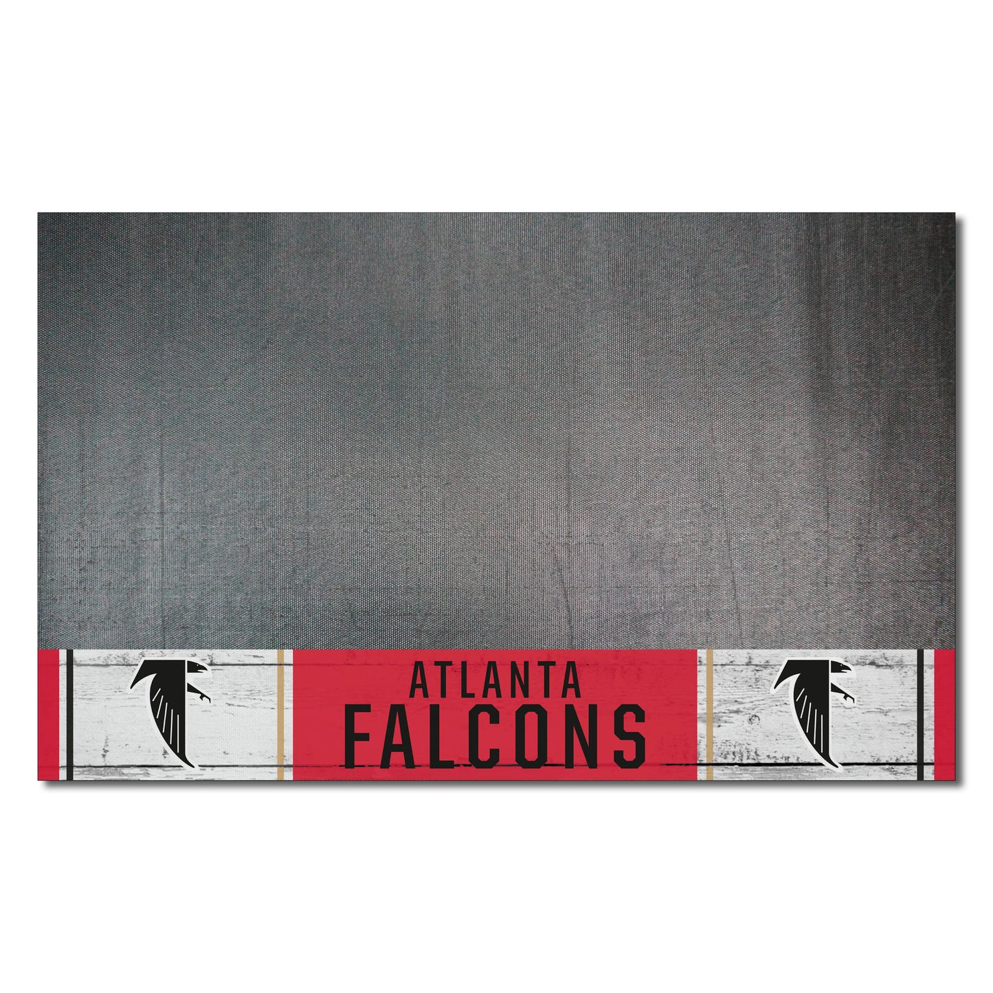 Atlanta Falcons Vinyl Grill Mat - 26in. x 42in.NFL Retro Logo, Original Falcon Logo