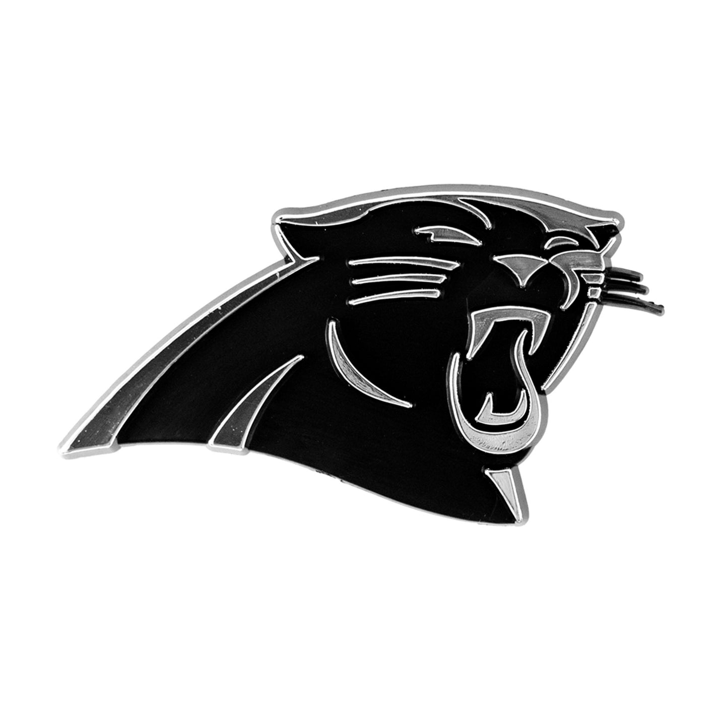 Carolina Panthers Molded Chrome Plastic Emblem