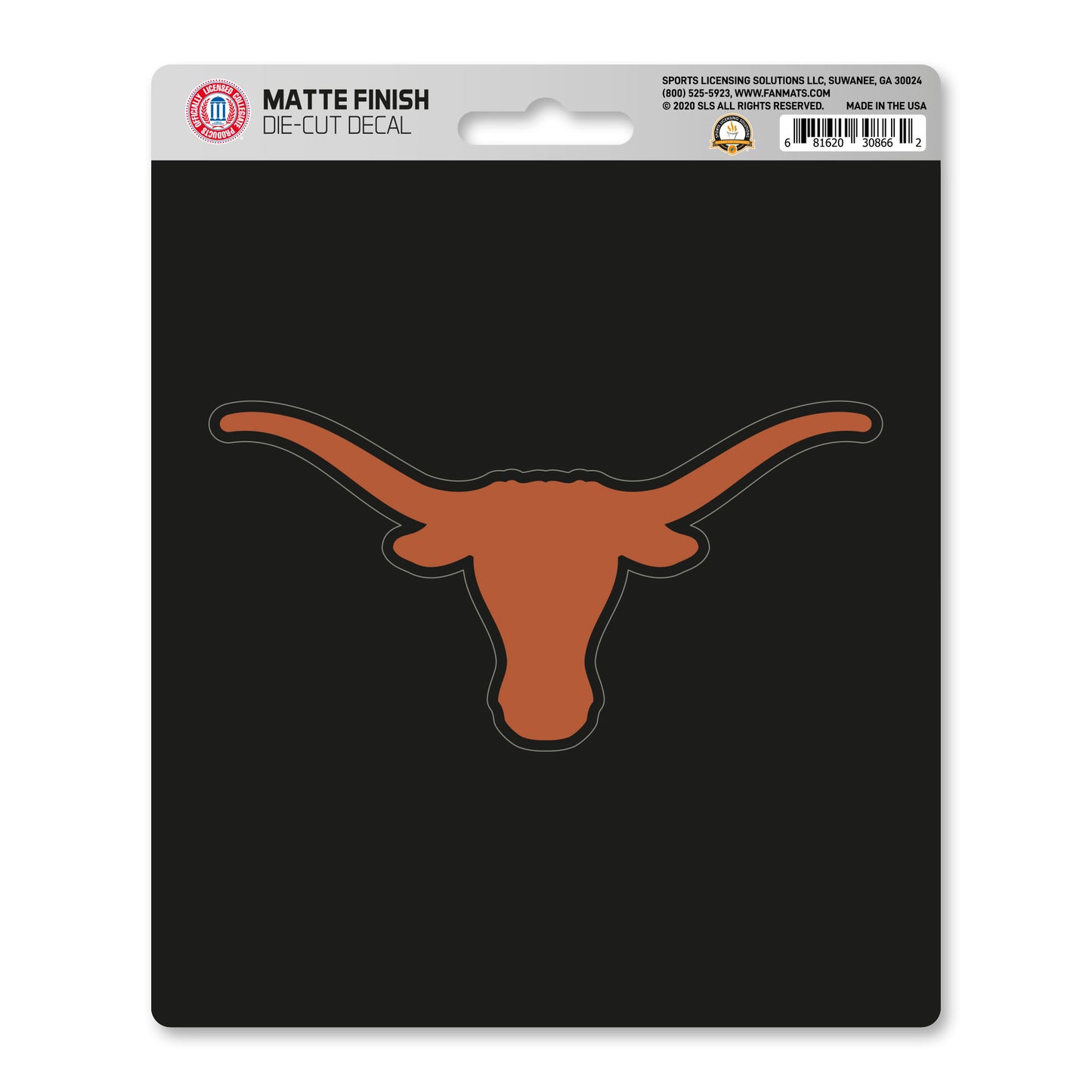 Texas Longhorns Matte Decal Sticker