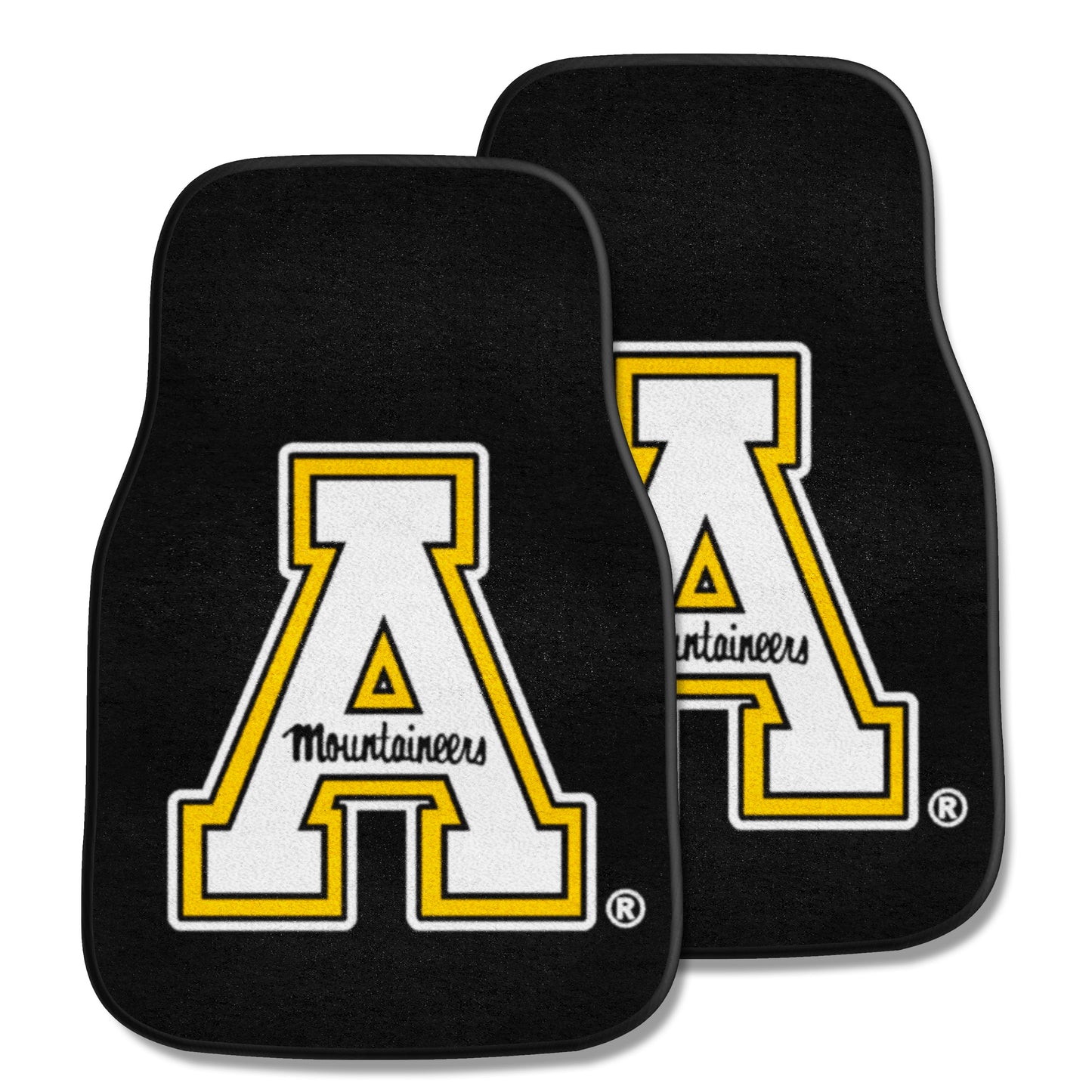 Appalachian State Mountaineers Front Carpet Car Mat Set - 2 Pieces