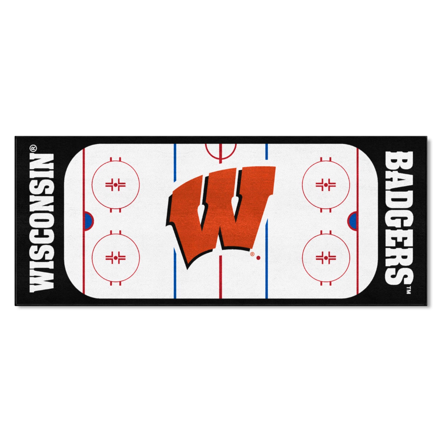 Wisconsin Badgers Rink Runner - 30in. x 72in.