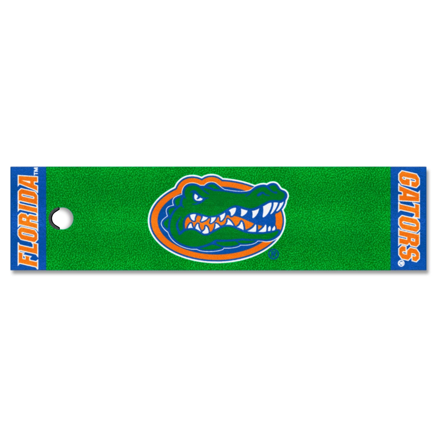 Florida Gators Putting Green Mat - 1.5ft. x 6ft. - Gator Head Primary Logo