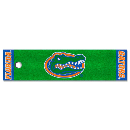 Florida Gators Putting Green Mat - 1.5ft. x 6ft. - Gator Head Primary Logo