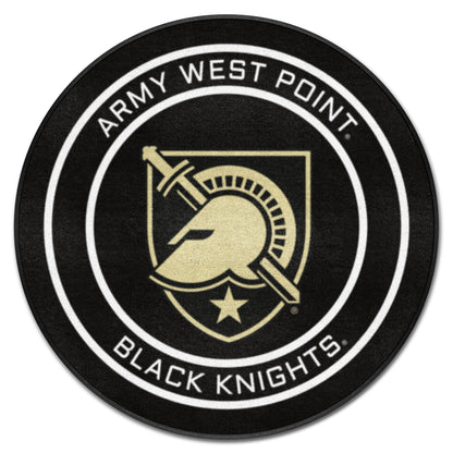Army West Point Black Knights Hockey Puck Rug - 27in. Diameter