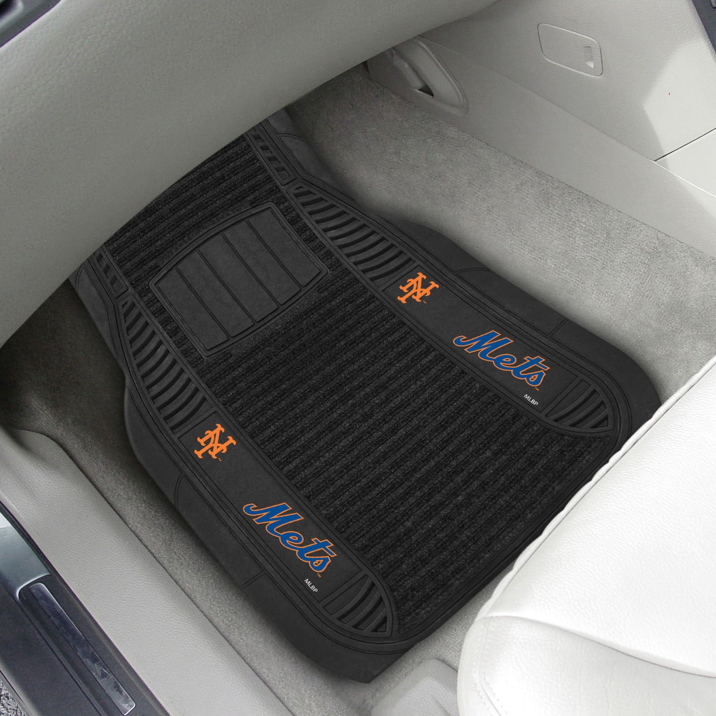 New York Mets 2 Piece Deluxe Car Mat Set