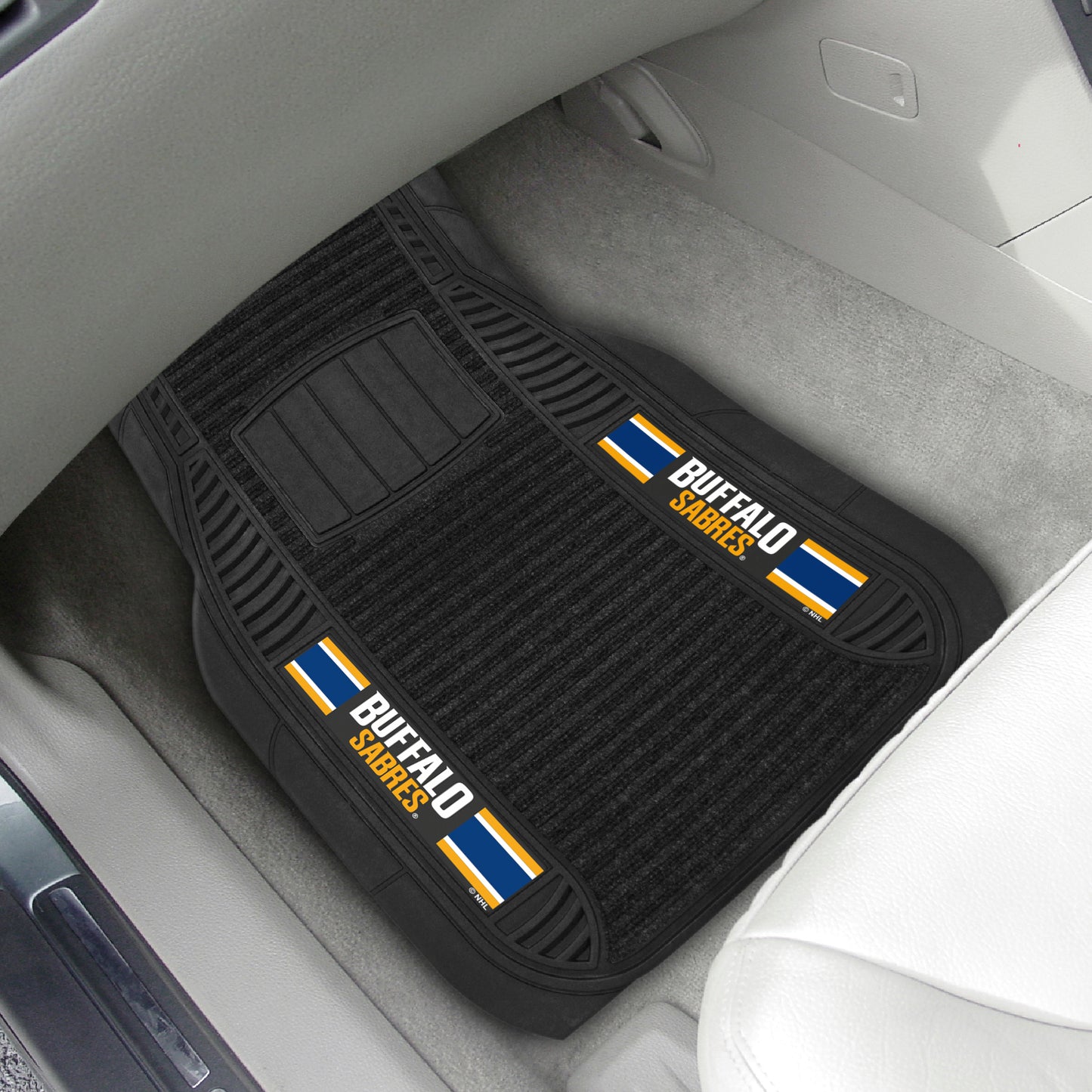 Buffalo Sabres 2 Piece Deluxe Car Mat Set