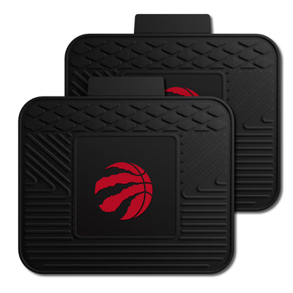 Toronto Raptors Back Seat Car Utility Mats - 2 Piece Set