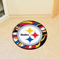 Pittsburgh Steelers Roundel Rug - 27in. Diameter XFIT Design