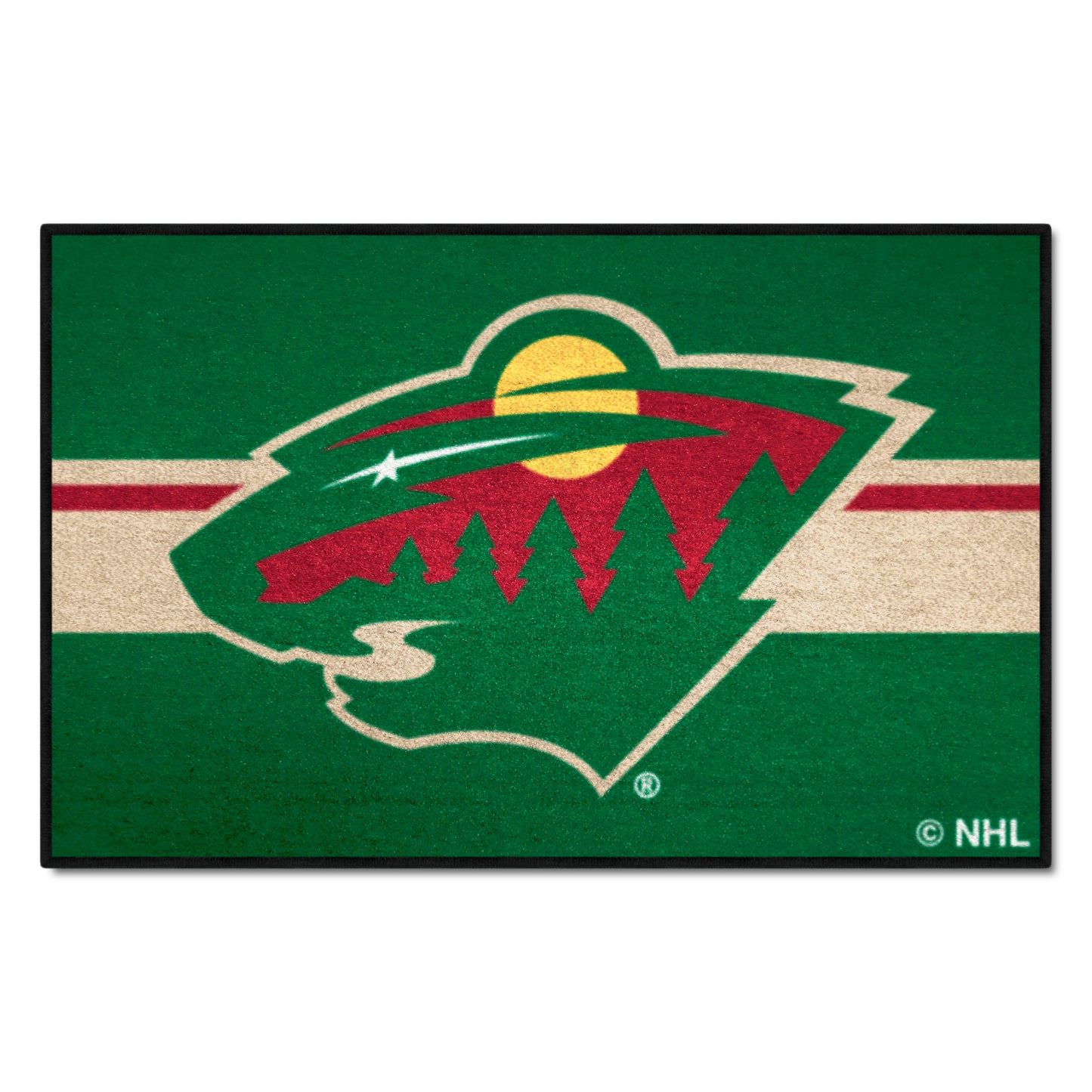 Minnesota Wild Starter Mat Accent Rug - 19in. x 30in. Uniform Alternate Design