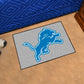 Detroit Lions Starter Accent Rug - 19in. x 30in. - Lions Primary Logo, Gray