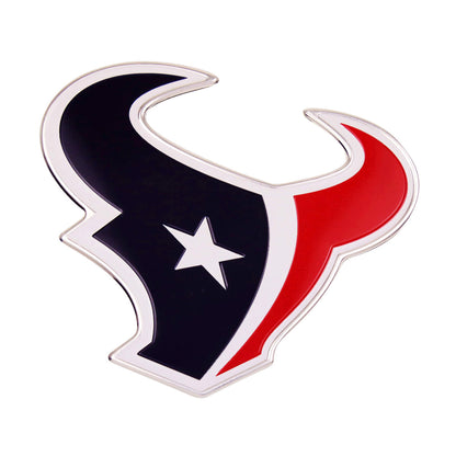 Houston Texans Heavy Duty Aluminum Embossed Color Emblem