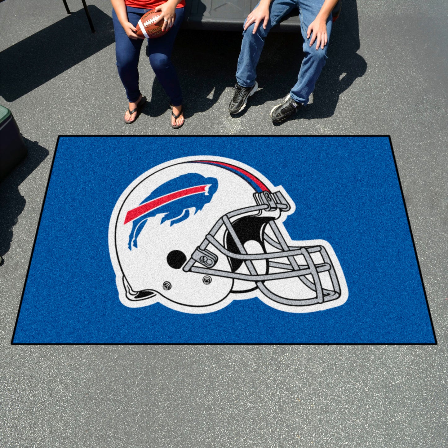 Buffalo Bills Ulti-Mat Rug - 5ft. x 8ft. - Bills Helmet Logo