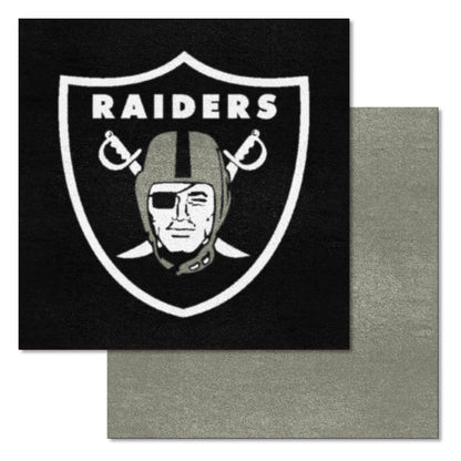 Las Vegas Raiders Team Carpet Tiles - 45 Sq Ft.