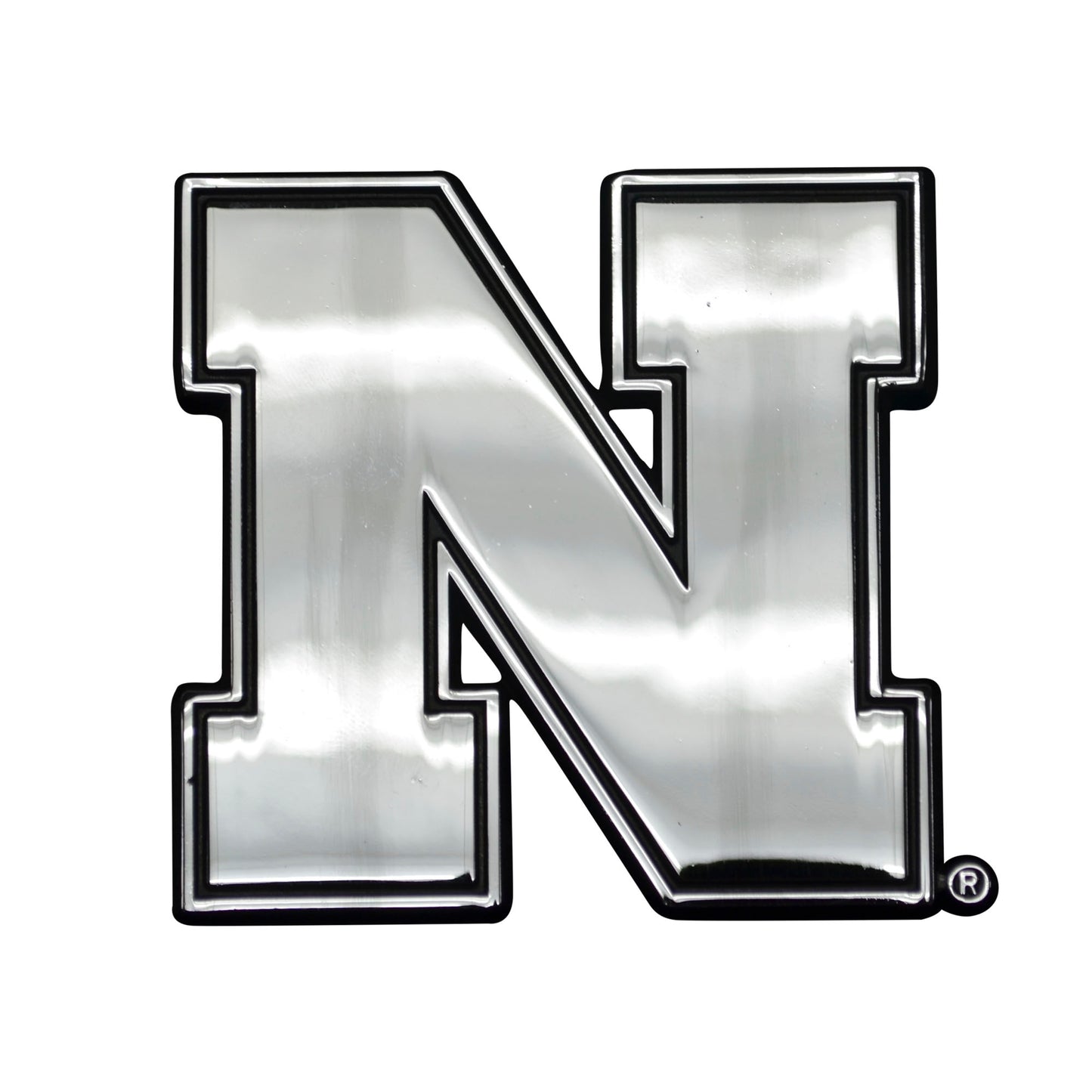 Nebraska Cornhuskers 3D Chromed Metal Emblem