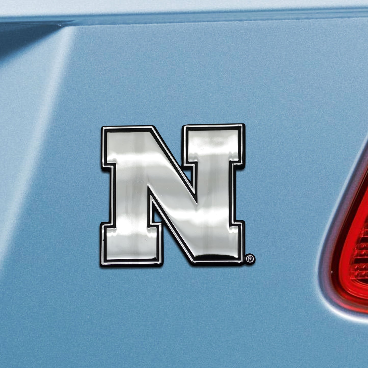 Nebraska Cornhuskers 3D Chromed Metal Emblem