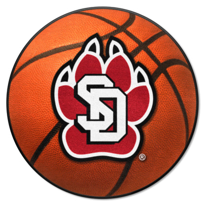 South Dakota Coyotes Basketball Rug - 27in. Diameter