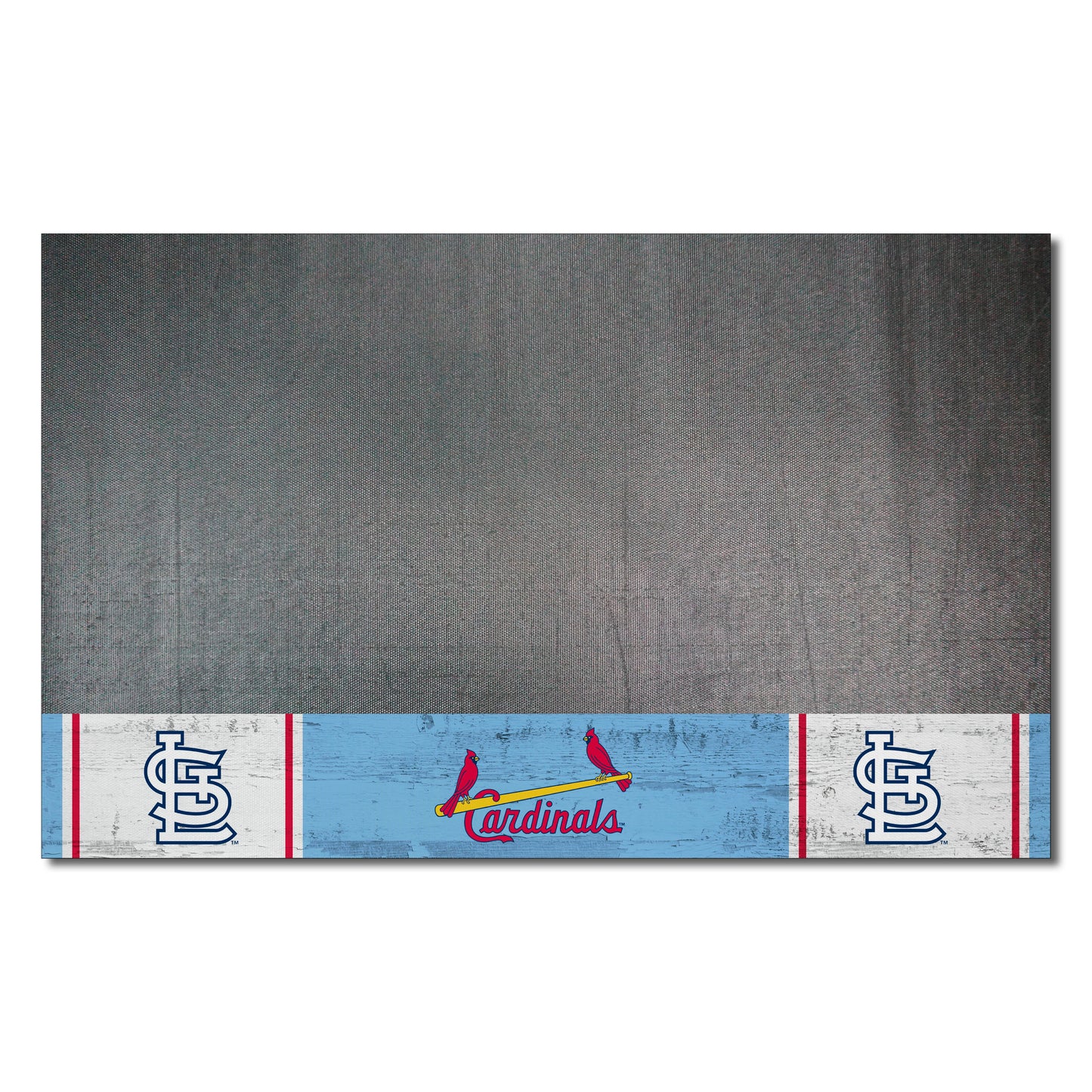 St. Louis Cardinals Vinyl Grill Mat - 26in. x 42in. - Retro Collection, 1976 St. Louis Cardinals