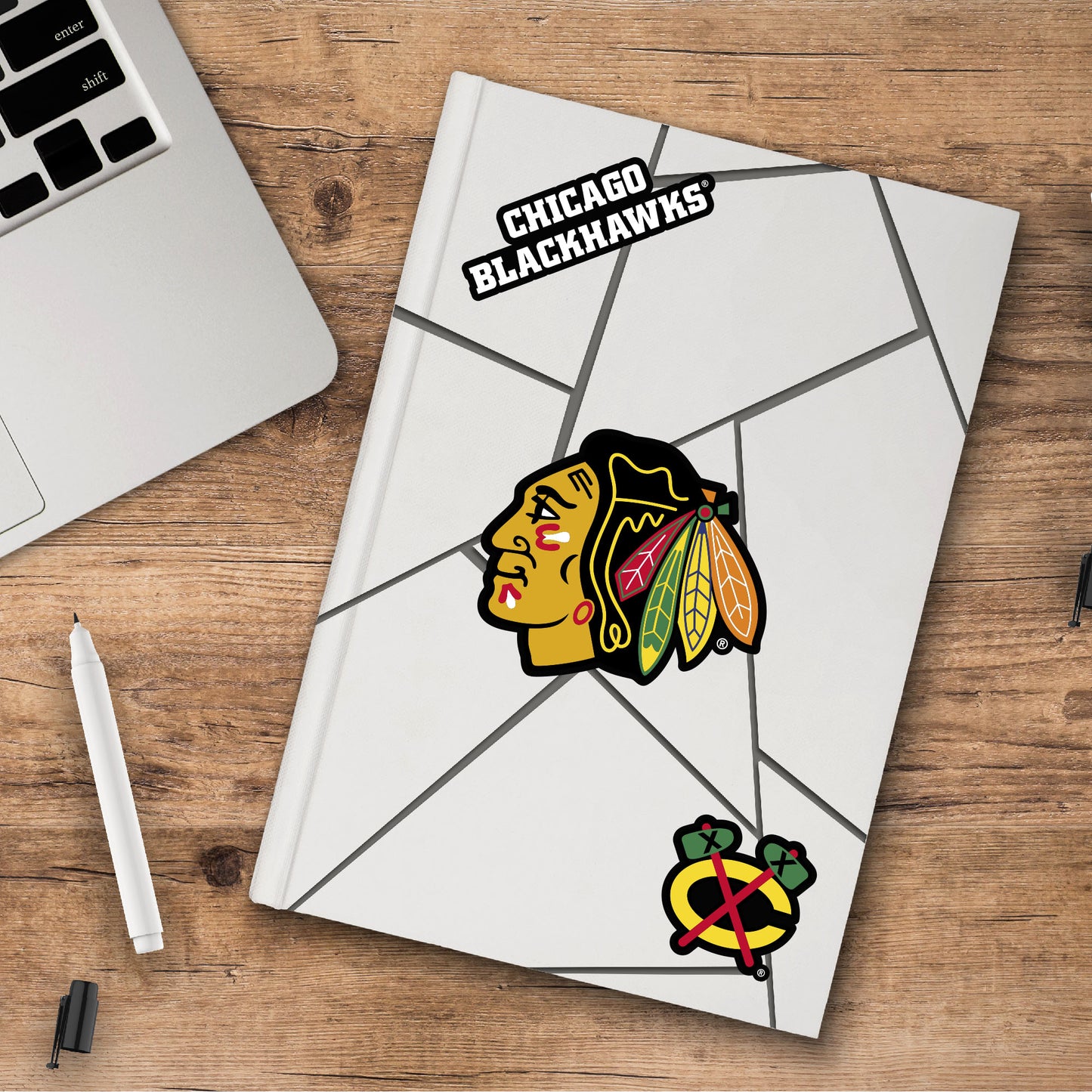 Chicago Blackhawks 3 Piece Decal Sticker Set