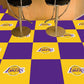Los Angeles Lakers Team Carpet Tiles - 45 Sq Ft.