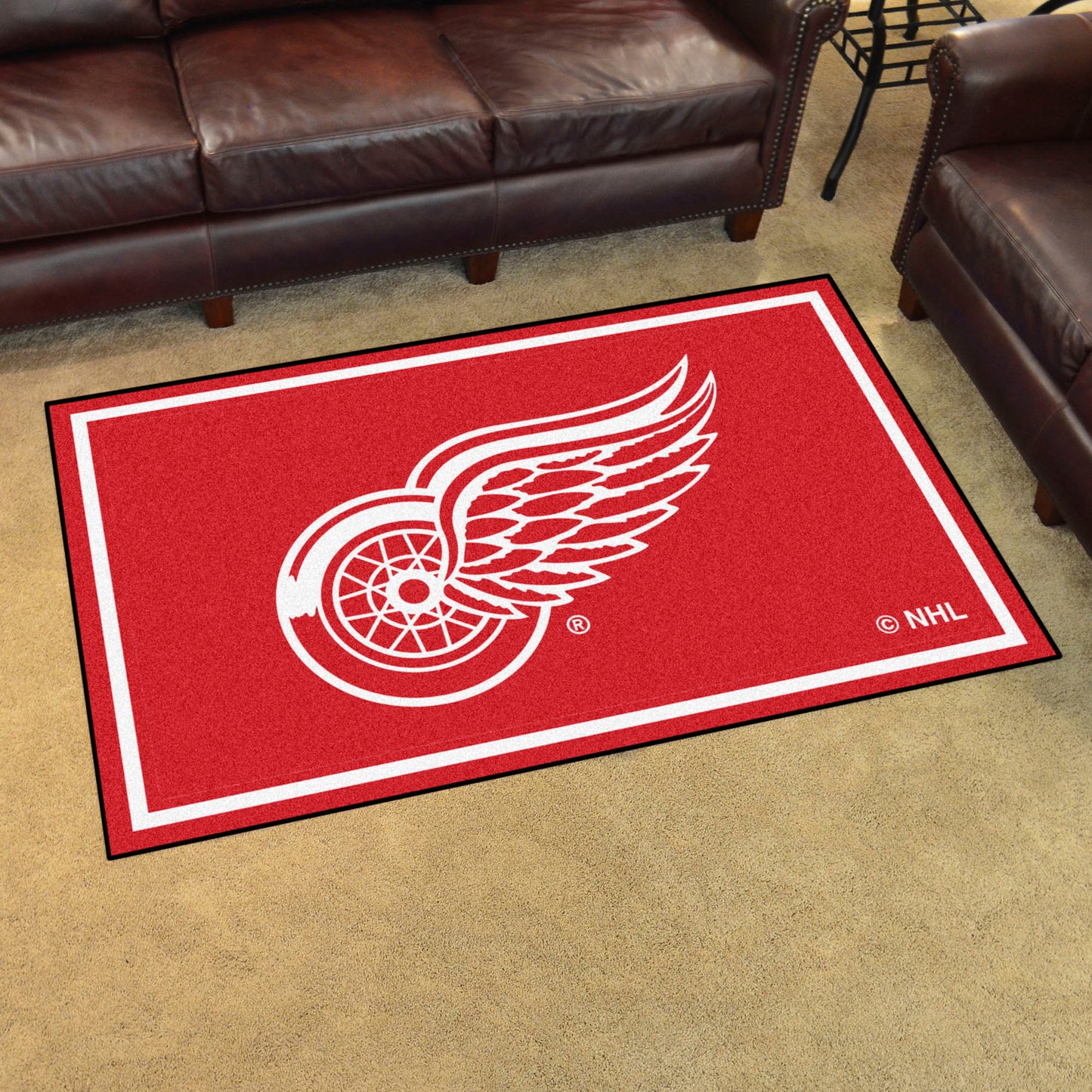 Detroit Red Wings 4ft. x 6ft. Plush Area Rug