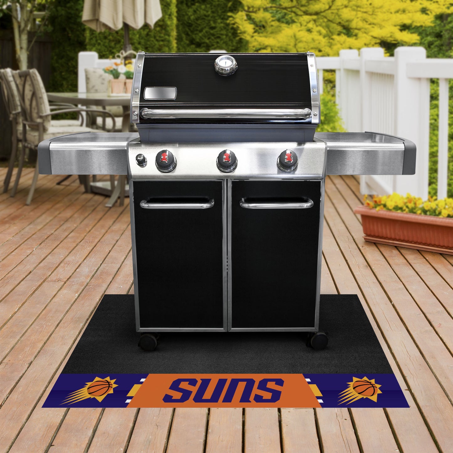 Phoenix Suns Vinyl Grill Mat - 26in. x 42in.