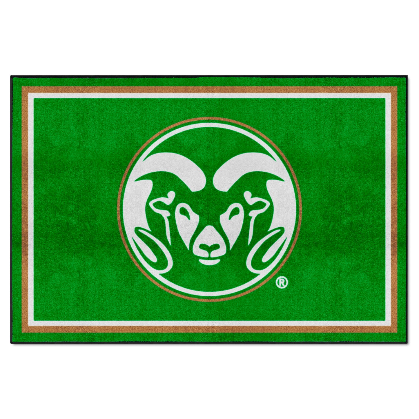 Colorado State Rams 5ft. x 8 ft. Plush Area Rug