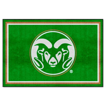 Colorado State Rams 5ft. x 8 ft. Plush Area Rug