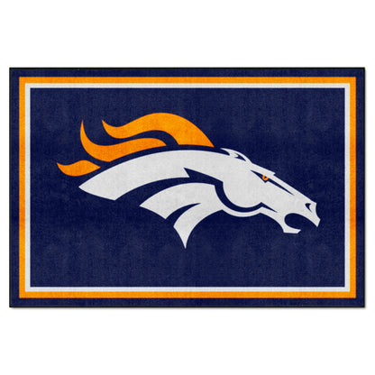 Denver Broncos 5ft. x 8 ft. Plush Area Rug