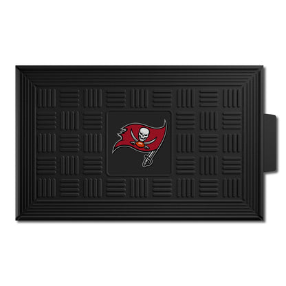 Tampa Bay Buccaneers Heavy Duty Vinyl Medallion Door Mat - 19.5in. x 31in.