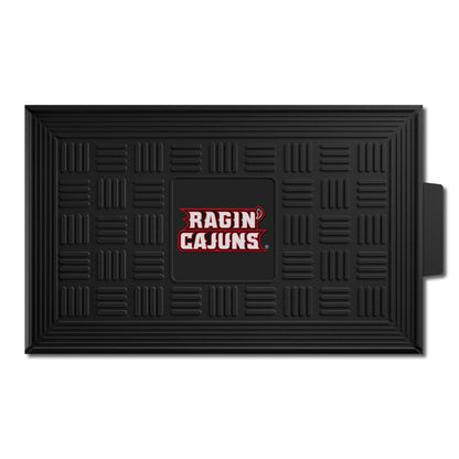 Louisiana-Lafayette Ragin' Cajuns Heavy Duty Vinyl Medallion Door Mat - 19.5in. x 31in.