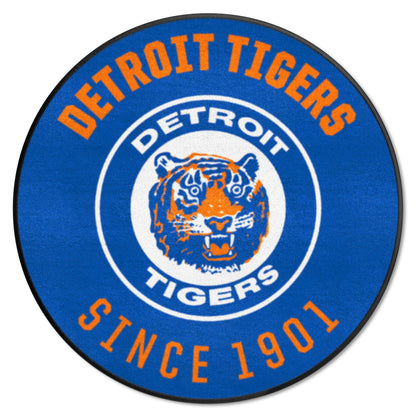 Detroit Tigers Roundel Rug - 27in. Diameter - Retro Collection, 1964 Detroit Tigers