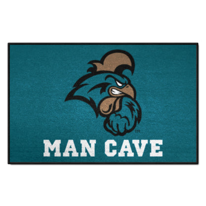 Coastal Carolina Chanticleers Man Cave Starter Mat Accent Rug - 19in. x 30in.