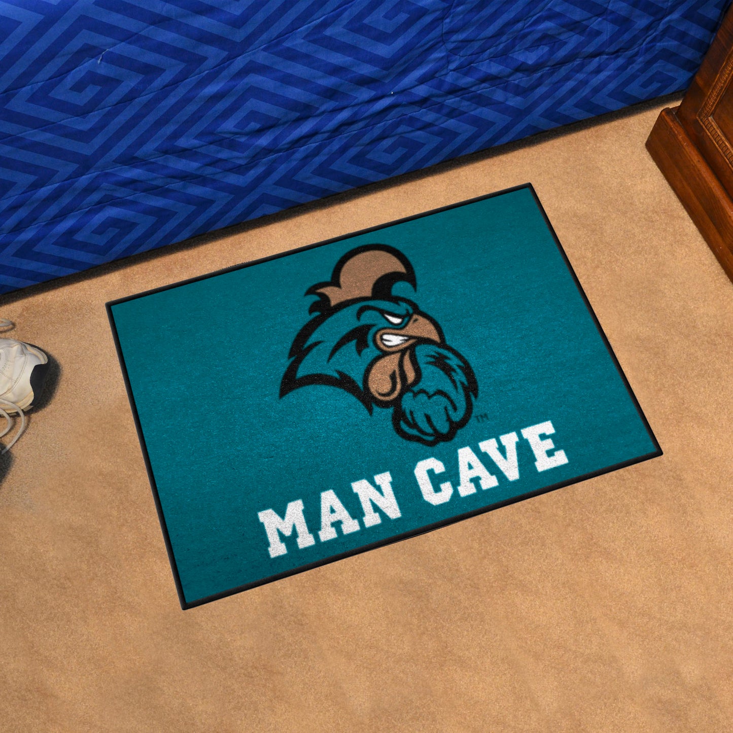 Coastal Carolina Chanticleers Man Cave Starter Mat Accent Rug - 19in. x 30in.