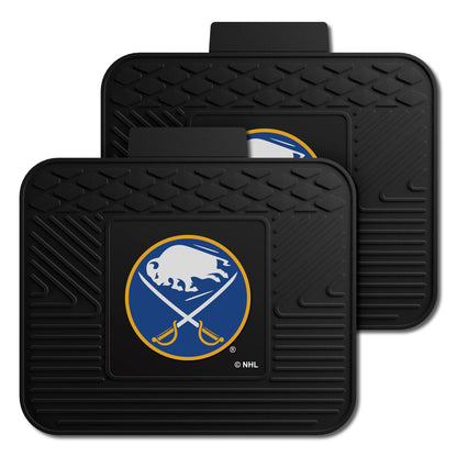 Buffalo Sabres Back Seat Car Utility Mats - 2 Piece Set