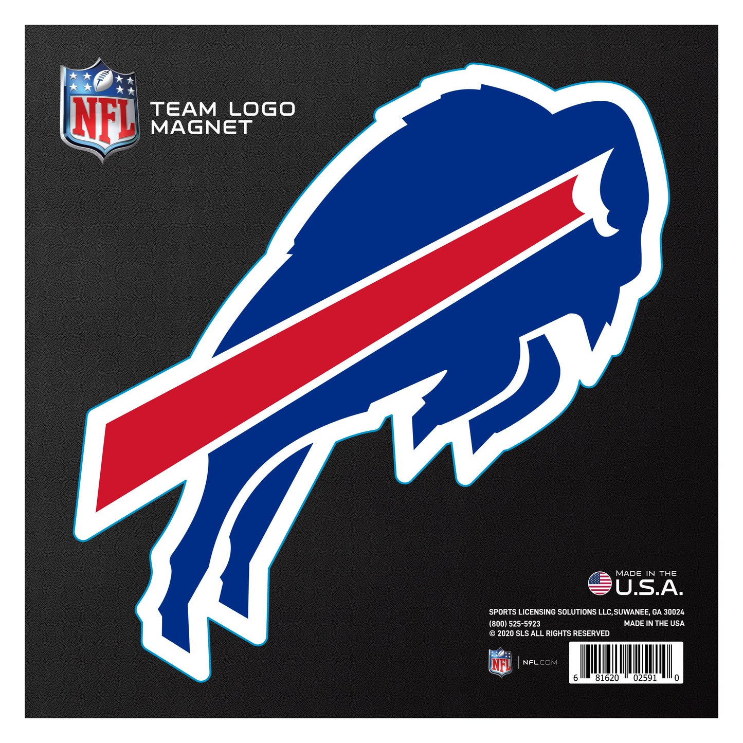 Buffalo Bills Large Team Logo Magnet 10" (8.5865"x8.915")