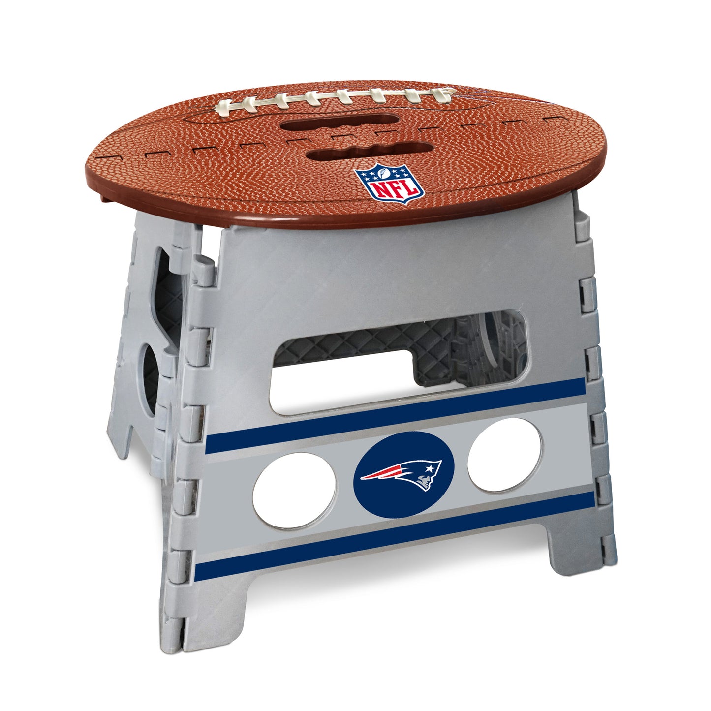 New England Patriots Folding Step Stool - 13in. Rise