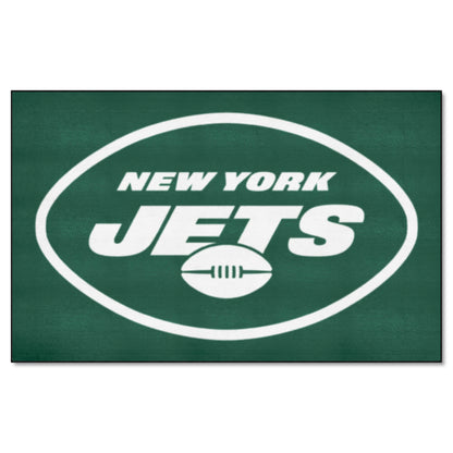 New York Jets Ulti-Mat Rug - 5ft. x 8ft. - Jets Primary Logo