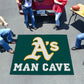 Oakland Athletics Man Cave Tailgater Rug - 5ft. x 6ft. - Circular Athletics Primary Logo