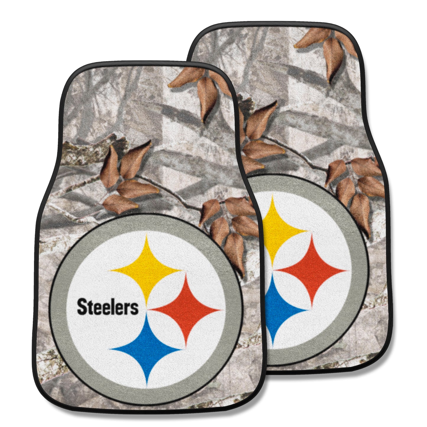 Pittsburgh Steelers 2-pc Carpet Car Mat Set