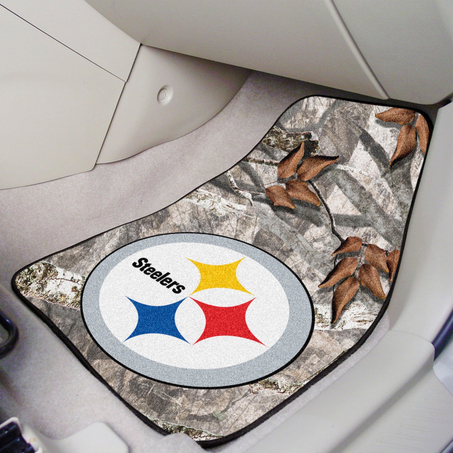 Pittsburgh Steelers 2-pc Carpet Car Mat Set