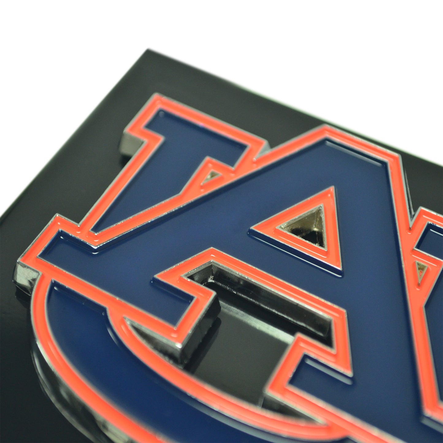 Auburn Tigers Black Metal Hitch Cover - 3D Color Emblem