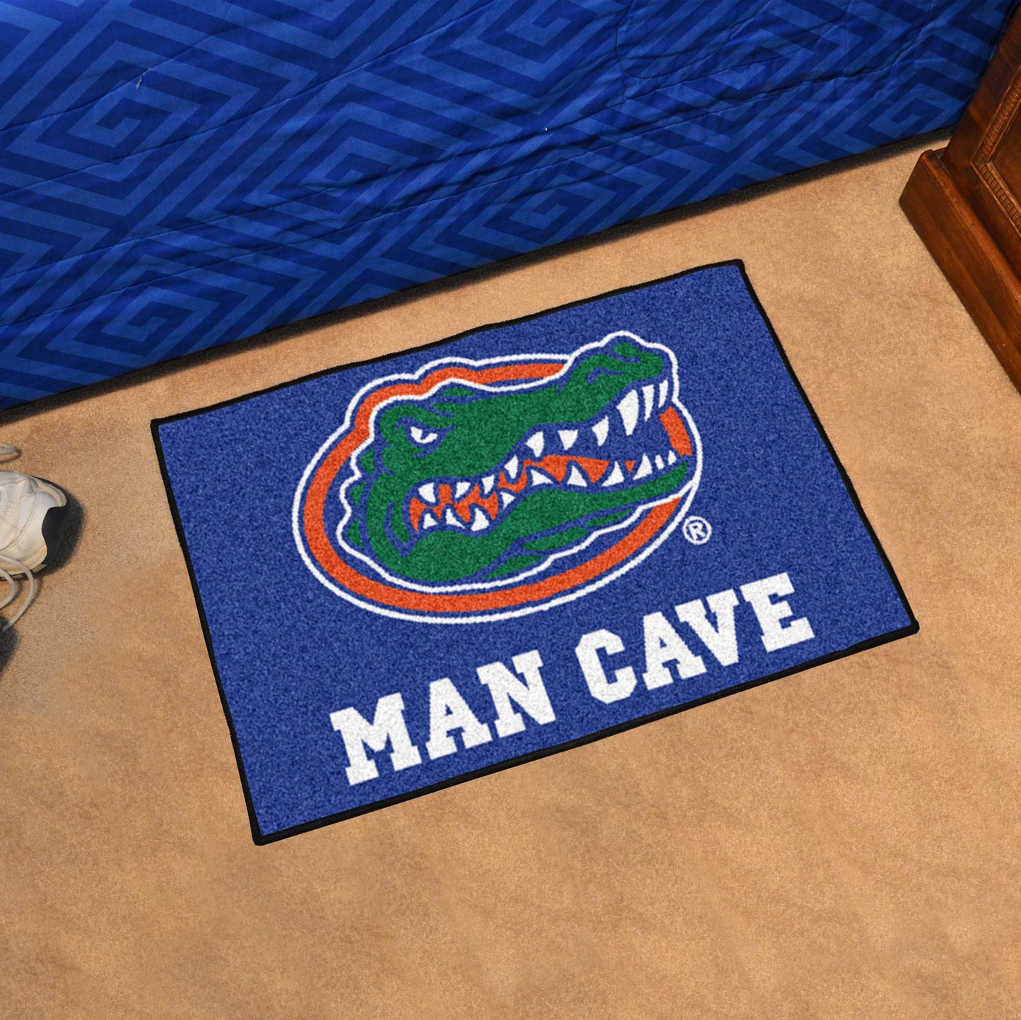 Florida Gators Man Cave Starter Mat Accent Rug - 19in. x 30in. - Gator Head Primary Logo