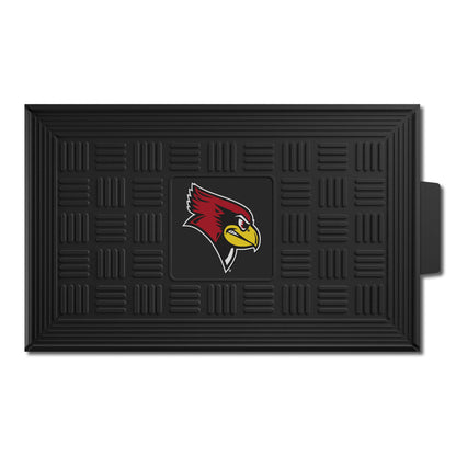 Illinois State Redbirds Heavy Duty Vinyl Medallion Door Mat - 19.5in. x 31in.